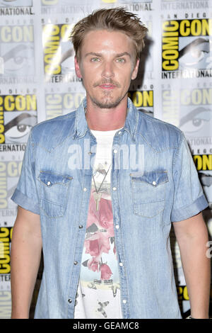 San Diego, Stati Uniti d'America. 23 Luglio, 2016. Riley Smith a photocall per TV-Serie 'Frequenza' durante il San Diego Comic-Con 2016 Internazionale presso l'Hilton Bayfront Hotel. San Diego, 23.07.2016 | Verwendung weltweit/picture alliance © dpa/Alamy Live News Foto Stock