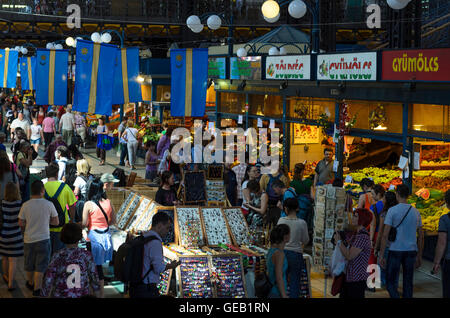 Budapest: Mercato Centrale, shop, negozi, Ungheria, Budapest, Foto Stock