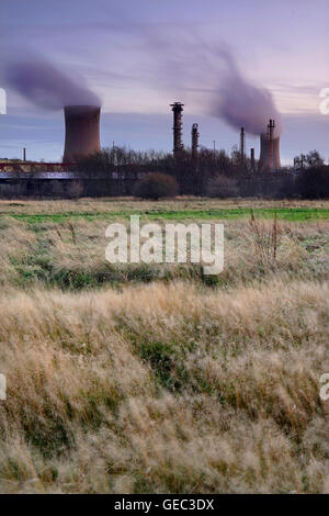 Billingham opere chimiche, Stockton-on-Tees, Teesside, England, Regno Unito Foto Stock