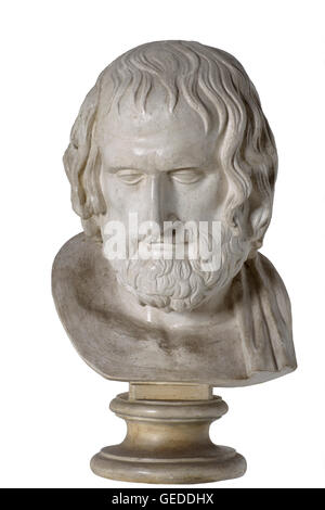 Euripide, greco archetypos, busto Foto Stock