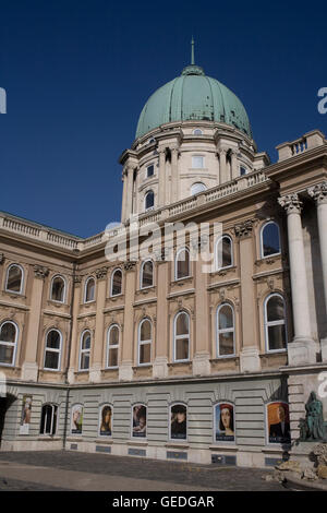 Galleria Nazionale Ungherese nel Palazzo Reale sulla collina del castello Foto Stock