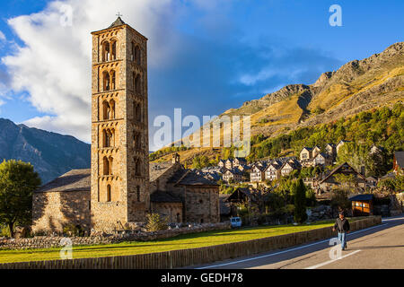 Sant Climent, Taüll. Boí valley. Provincia di Lleida. La Catalogna. Spagna Foto Stock