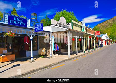 Geografia / viaggi, Nuova Zelanda, Sud Isola, storica Arrowtown di Central Otago, Isola del Sud, No-Exclusive-uso Foto Stock