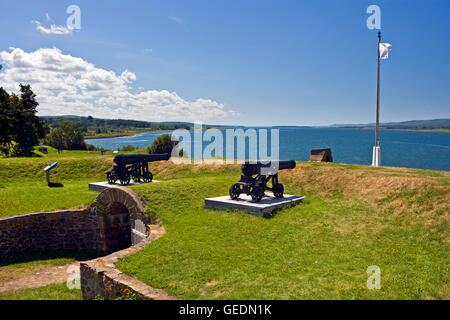 Geografia / viaggi, Canada, Nova Scotia, Nova Scotia, Fort Anne Sito Storico Nazionale di Annapolis Royal, Baia di Fundy, Evangeline Trail, Nova Scotia, Foto Stock