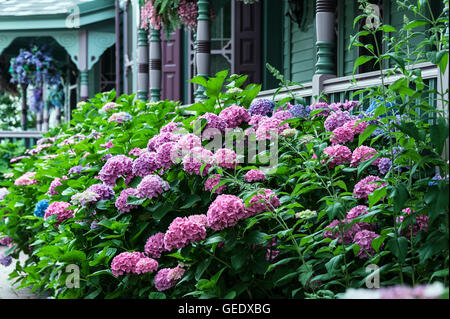 Victorian House e giardini, Cape May, New Jersey, STATI UNITI D'AMERICA Foto Stock