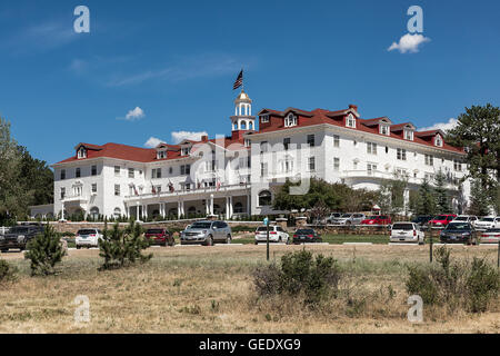 La Stanley Hotel, Estes Park, COLORADO, Stati Uniti d'America Foto Stock