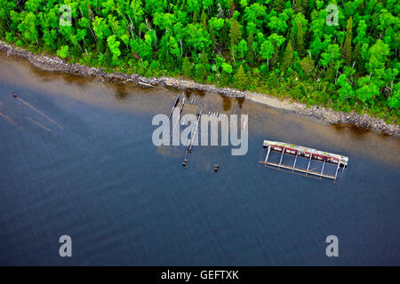 Geografia,travel, Canada Ontario, Thunder Bay, relitti lungo il litorale Lago Superior vicino a Thunder Bay, Ontario, Foto Stock