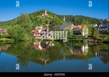 Liebenzell Castle, Bad Liebenzell Foto Stock
