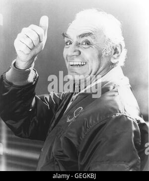 Ernest Borgnine, US Serie TV, 1984-1986, 1980er, degli anni ottanta, Airwolf, Daumen hoch, Fernsehen, televisione, US Serie, ritratto, serie Thumbs up, Airwolf Foto Stock