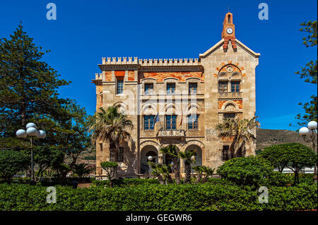 Italia Sicilia Isole Egadi Favignana - palazzo Florio Foto Stock