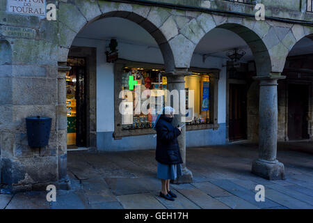 Santiago de Compostela Foto Stock