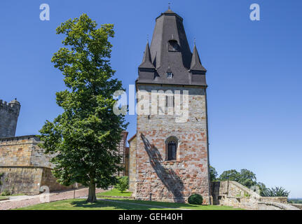 Torre del castello in Bad Bentheim, Germania Foto Stock