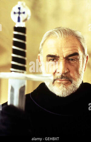 Koenig Artus (Sean Connery) *** Caption locale *** 1995, primo cavaliere, Der erste Ritter Foto Stock