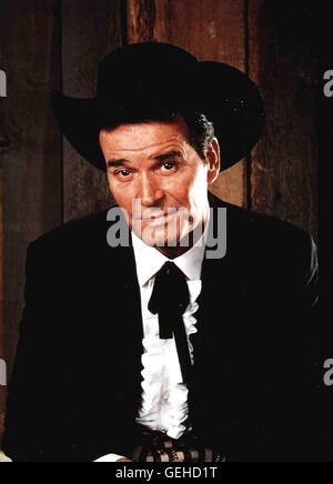 Il Bret Maverick (James Garner) *** Caption locale *** 1981, Bret Maverick, Bret Maverick Foto Stock