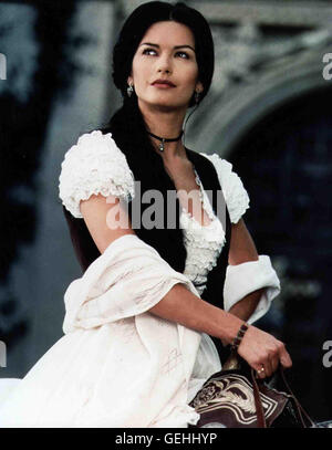 Elena (Catherine Zeta-Jones) *** Caption locale *** 1997, la maschera di Zorro, Die Maske Des Zorro Foto Stock