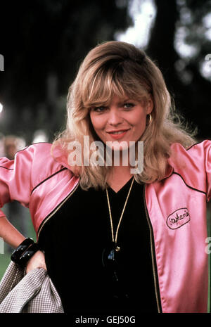 MICHELLE PFEIFFER, 1982 Stephanie Zinone (Michelle Pfeiffer) steht aber nur auf knallharte Motorrad-Biker. Ploetzlich taucht ein geheimnisvoller Motorrad-Held auf und verdreht ihr ordentlich den Kopf. *** Caption locale *** 1982, grasso 2, grasso 2 Foto Stock