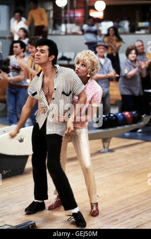 Adrian Zmed, Lorna Luft Johnny Nogerilli (Adrian Zmed), Paulette Rebchuck (Lorna Luft) *** Caption locale *** 1982, grasso 2, grasso 2 Foto Stock