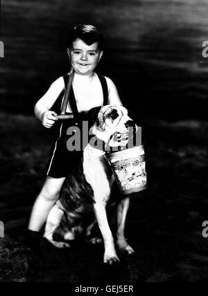 Spanky Mc Farland (Pete) *** Caption locale *** 1922, la nostra pista, Die Kleinen Strolche Foto Stock