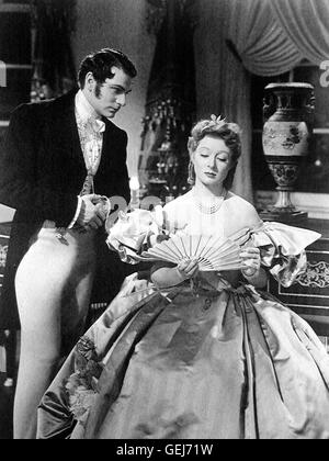 Il sig. Darcy (Laurence Olivier), Elizabeth Bennett (Greer Garson) *** Caption locale *** 1940, Orgoglio e pregiudizio, Stolz und Vorurteil Foto Stock