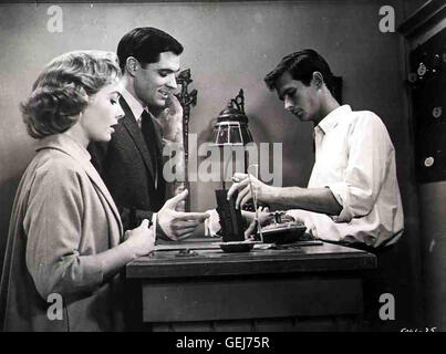 Vera miglia, John Gavin, Anthony Perkins.Caption locale *** 1998, psico, psico Foto Stock