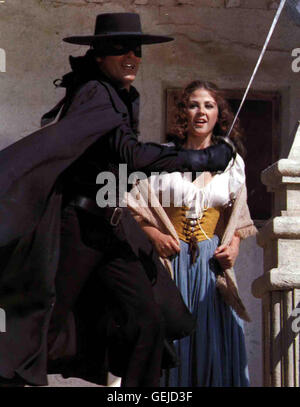 Alain Delon.Caption locale *** 1974, Zorro Zorro Foto Stock