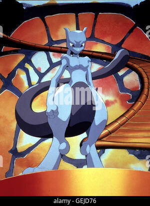 Mewtwo.Caption locale *** 1999, Pokemon: Il primo filmato, Pokemon - Der Film Foto Stock