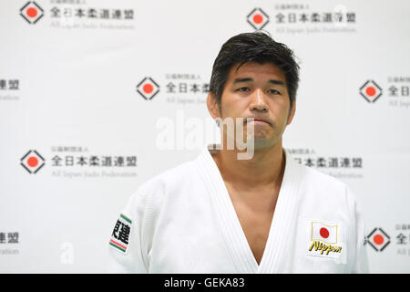 Ajinomoto National Training Centre, Tokyo, Giappone. 27 Luglio, 2016. La Kosei Inoue (JPN), 27 luglio 2016 - Judo : uomini Giappone team nazionale sessione di formazione per Rio Giochi Olimpici 2016 a Ajinomoto National Training Centre, Tokyo, Giappone. © AFLO SPORT/Alamy Live News Foto Stock