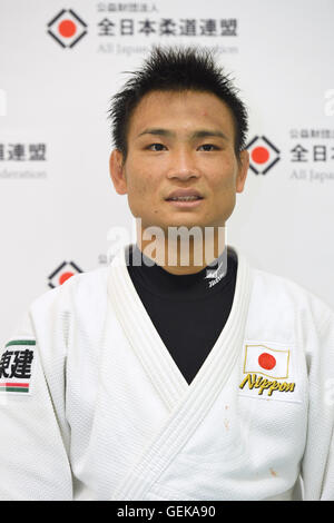 Ajinomoto National Training Centre, Tokyo, Giappone. 27 Luglio, 2016. Masashi Ebinuma (JPN), 27 luglio 2016 - Judo : uomini Giappone team nazionale sessione di formazione per Rio Giochi Olimpici 2016 a Ajinomoto National Training Centre, Tokyo, Giappone. © AFLO SPORT/Alamy Live News Foto Stock