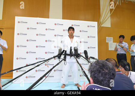 Ajinomoto National Training Centre, Tokyo, Giappone. 27 Luglio, 2016. La Kosei Inoue (JPN), 27 luglio 2016 - Judo : uomini Giappone team nazionale sessione di formazione per Rio Giochi Olimpici 2016 a Ajinomoto National Training Centre, Tokyo, Giappone. © AFLO SPORT/Alamy Live News Foto Stock