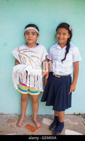 La scuola dei bambini in Costa Rica Foto Stock