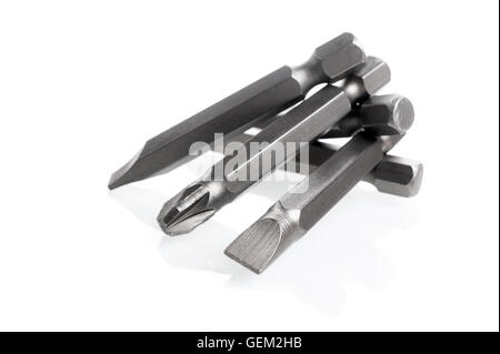 Closeup molti tipo di cacciavite Foto Stock
