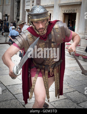 Split, Croazia, Dalmazia, Romana emanazione nel palazzo di Diocleziano Foto Stock