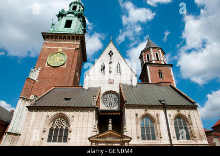 Cattedrale di Wawel - Cracovia - Polonia Foto Stock