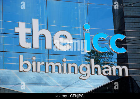 Nome sopra l'ingresso posteriore alla CPI a Brindleyplace, Birmingham, Inghilterra, Regno Unito, Europa occidentale. Foto Stock