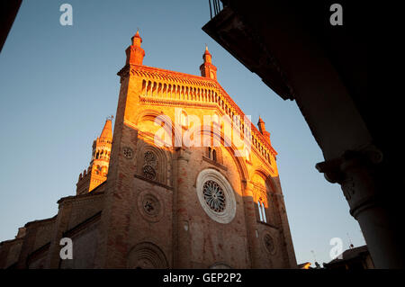 L'Italia, Lombardia, Crema, Piazza Duomo, Cattedrale Foto Stock