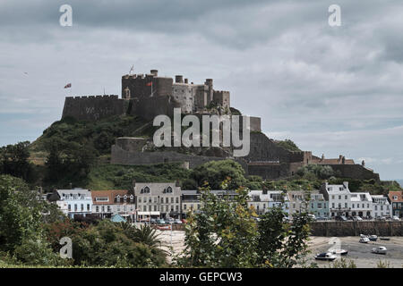 Porto Gorey, isola di Jersey Foto Stock