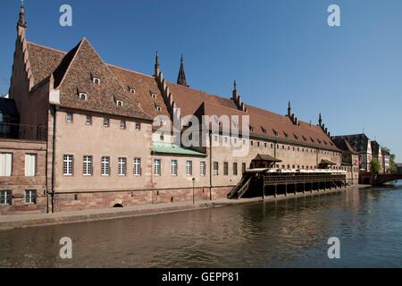 Geografia / viaggi, Francia, Strasburgo, città vecchia, Jll promenade, vecchia casa doganale, Foto Stock