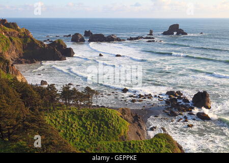 Geografia / viaggi, USA, Oregon, Indian Beach, Ecola State Park, Cannon Beach, Foto Stock