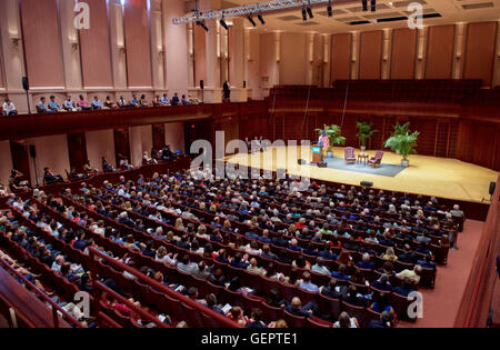 Segretario Kerry offre un intervento sull'intersezione della religione e della politica estera alla Rice University di Baker Institute di Houston Foto Stock