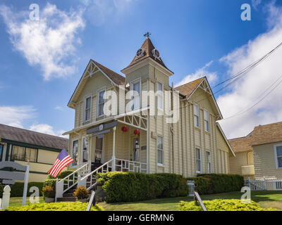 Edificio in vecchio stile in Pacific Grove, Monterey, California, Stati Uniti d'America Foto Stock