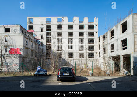 Berlino, Germania, Shell in Koepenicker Street Foto Stock