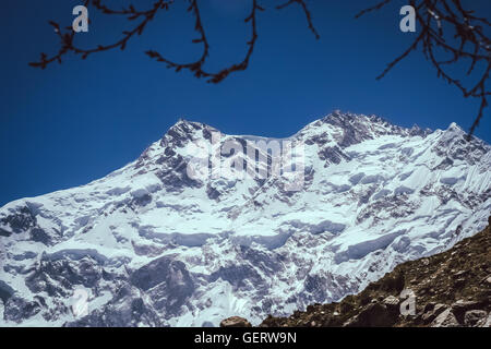 Massiccio Nanga Parbat montagna in Karakorum range, Pakistan Foto Stock