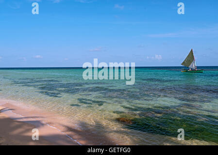 Yemaya Resort sulla piccola isola di mais, Nicaragua Foto Stock