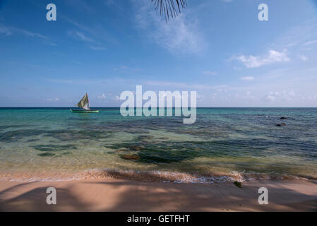 Yemaya Resort sulla piccola isola di mais, Nicaragua Foto Stock