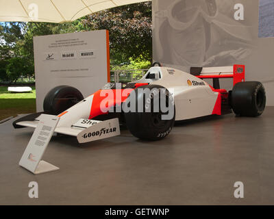 2016 Goodwood Festival of Speed UK - McLaren MP4/2C Formula One racing car Foto Stock