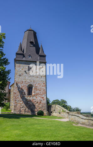 Torre del castello in Bad Bentheim, Germania Foto Stock