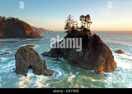 Geografia / viaggi, USA, Oregon, Seastack, Samuel Boardman parco statale, Brookings, Foto Stock