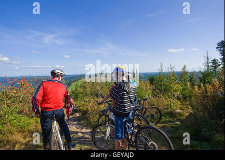 Geografia / viaggi, GERMANIA Baden-Wuerttemberg, Hornisgrinde, mountain bike, Foresta Nera, Foto Stock