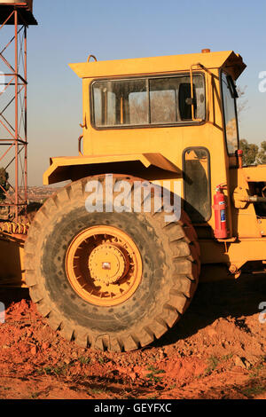 Macchine per movimento terra, Gauteng, Sud Africa Foto Stock