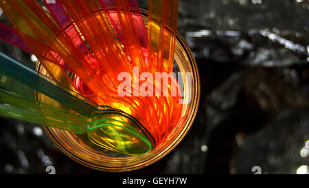 Cucchiai colorati - Bunte Loeffel Foto Stock